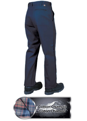 PANTALON DE TRAVAIL MARINE DOUBLÉ FLANELLE
