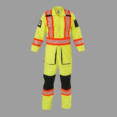CSAZ96 Classe 3/Niv.2 tissu fluo/orange &jaune vif.