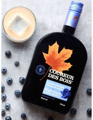 CRÈME D'ÉRABLE BLEUETS - COUREUR DES BOIS - CRÈME D'ÉRABLE BLEUETS - COUREUR DES BOIS -