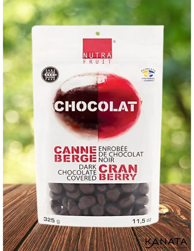 CANNEBERGE CHOCOLAT NOIR 325grs