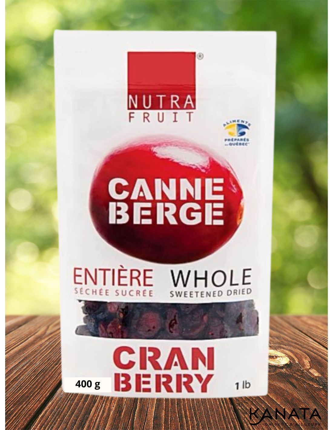 CANNEBERGE SÉCHÉES 400grs