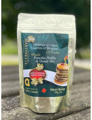 MÉLANGES À PANCAKES  ÉRABLE CANNEBERGE 250grs