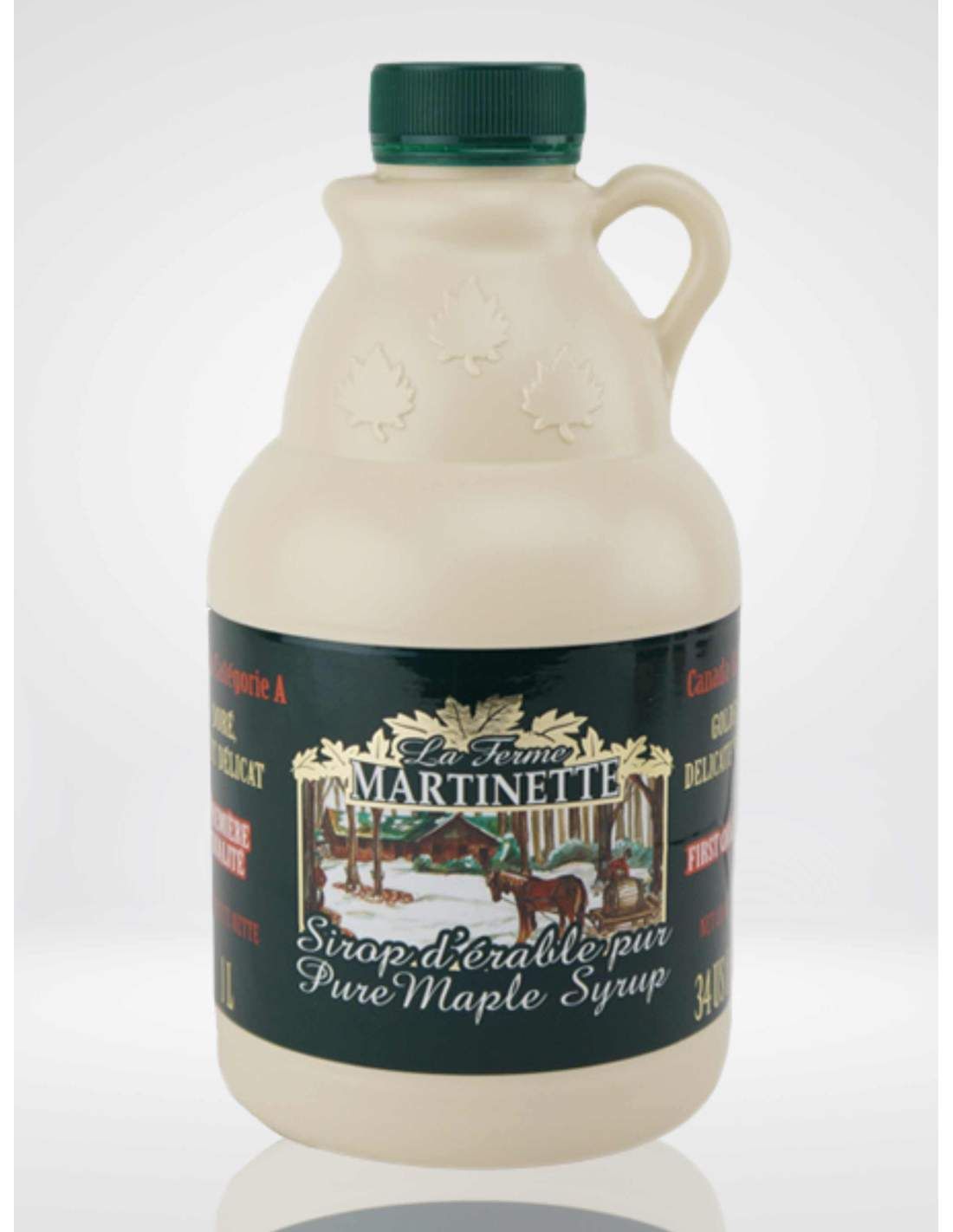 SIROP D'ÉRABLE DORÉ -Cruchon 250ml MARTINETTE