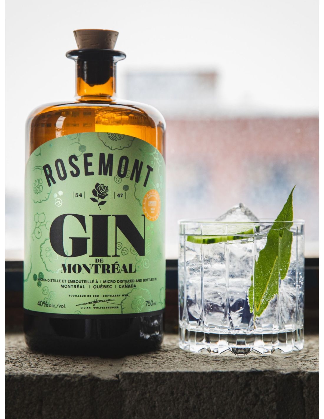 ROSEMONT GIN DE MONTRÉAL CONCOMBRE