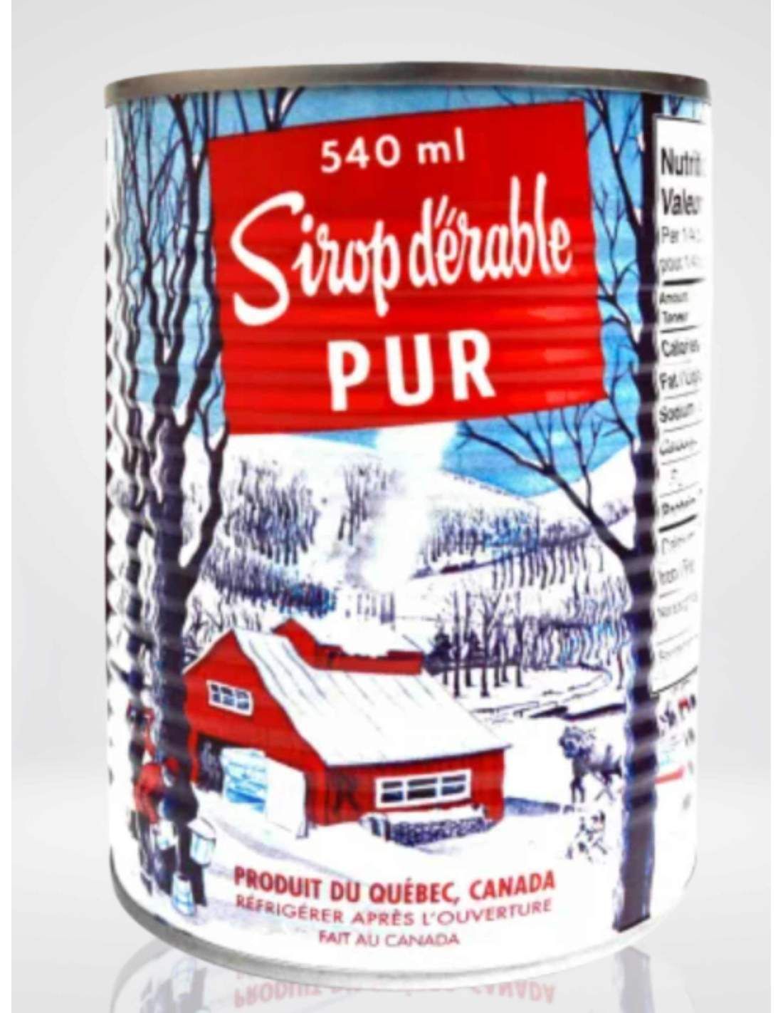 SIROP D'ÉRABLE AMBRÉ 540ml
