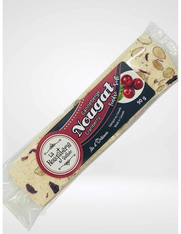 NOUGAT TENDRE CANNEBERGE
