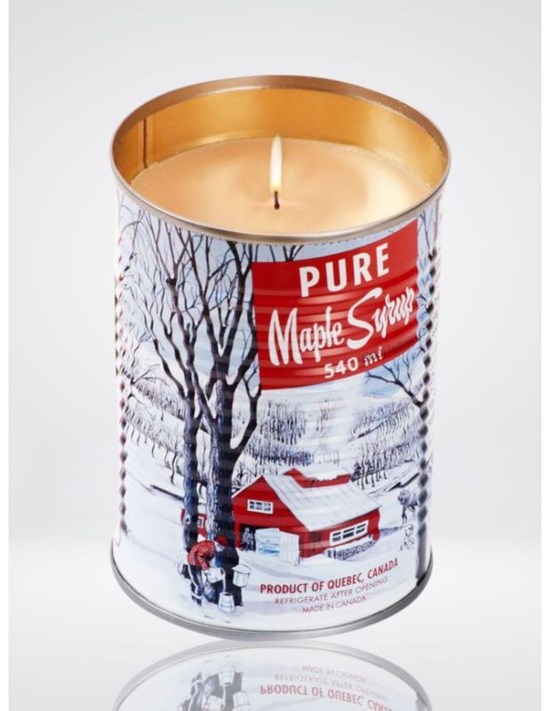 BOUGIE CANNE PARFUM SIROP D'ÉRABLE BOUGIE CANNE PARFUM SIROP D'ÉRABLE