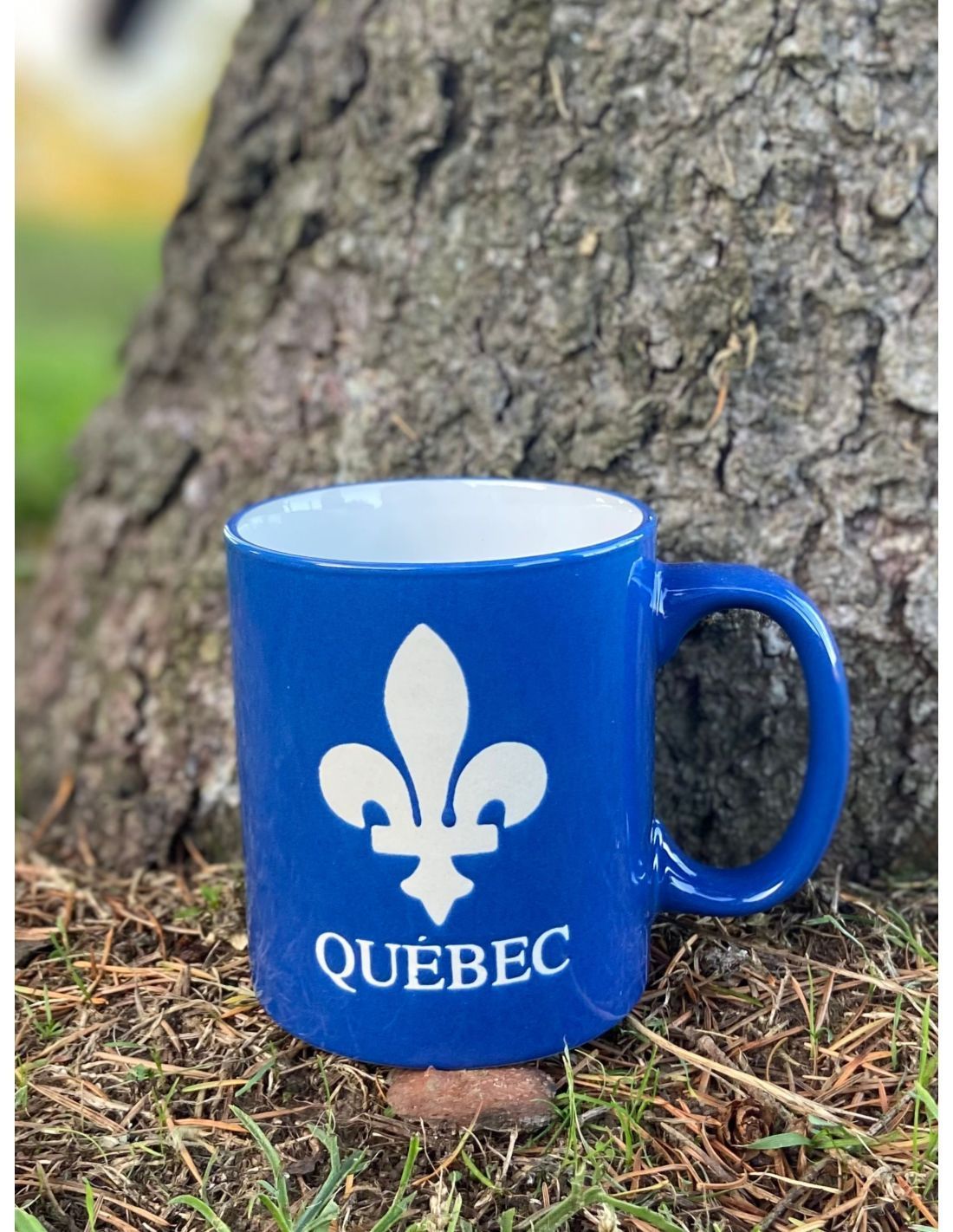 Mug Bleu "Fleur de Lys" Québec