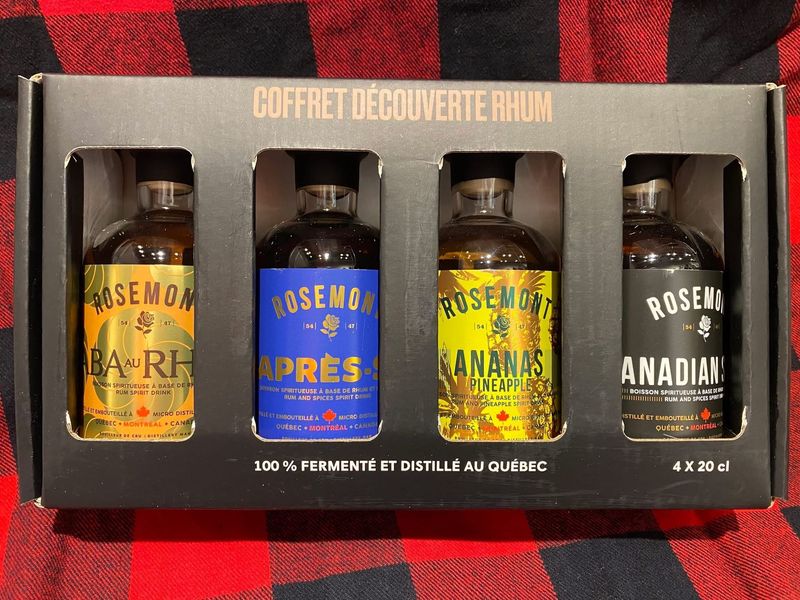 Coffret Découverte de 4 Rhums ROSEMONT