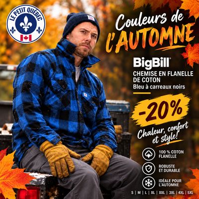 Chemise Traditionnelle Homme Flanelle BIG BILL® Chemise Traditionnelle Homme Flanelle BIG BILL®
