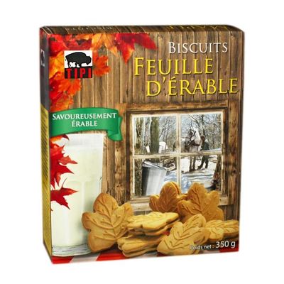 BISCUITS FEUILLE D'ÉRABLE