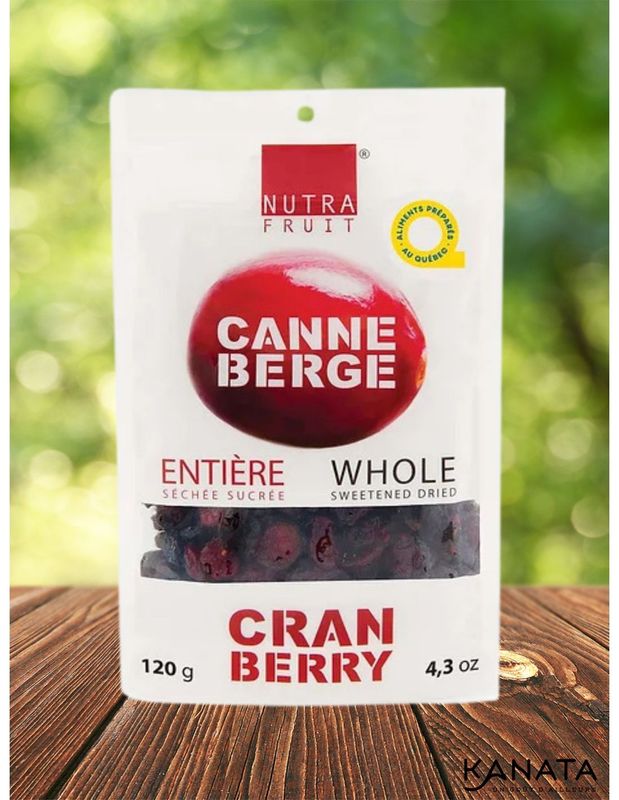 CANNEBERGE SÉCHÉES 120grs CANNEBERGE SÉCHÉES 120grs