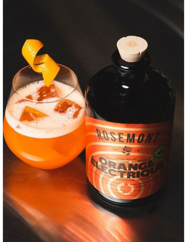 ROSEMONT LIQUEUR D'ORANGE ÉLECTRIQUE ROSEMONT LIQUEUR D'ORANGE ÉLECTRIQUE