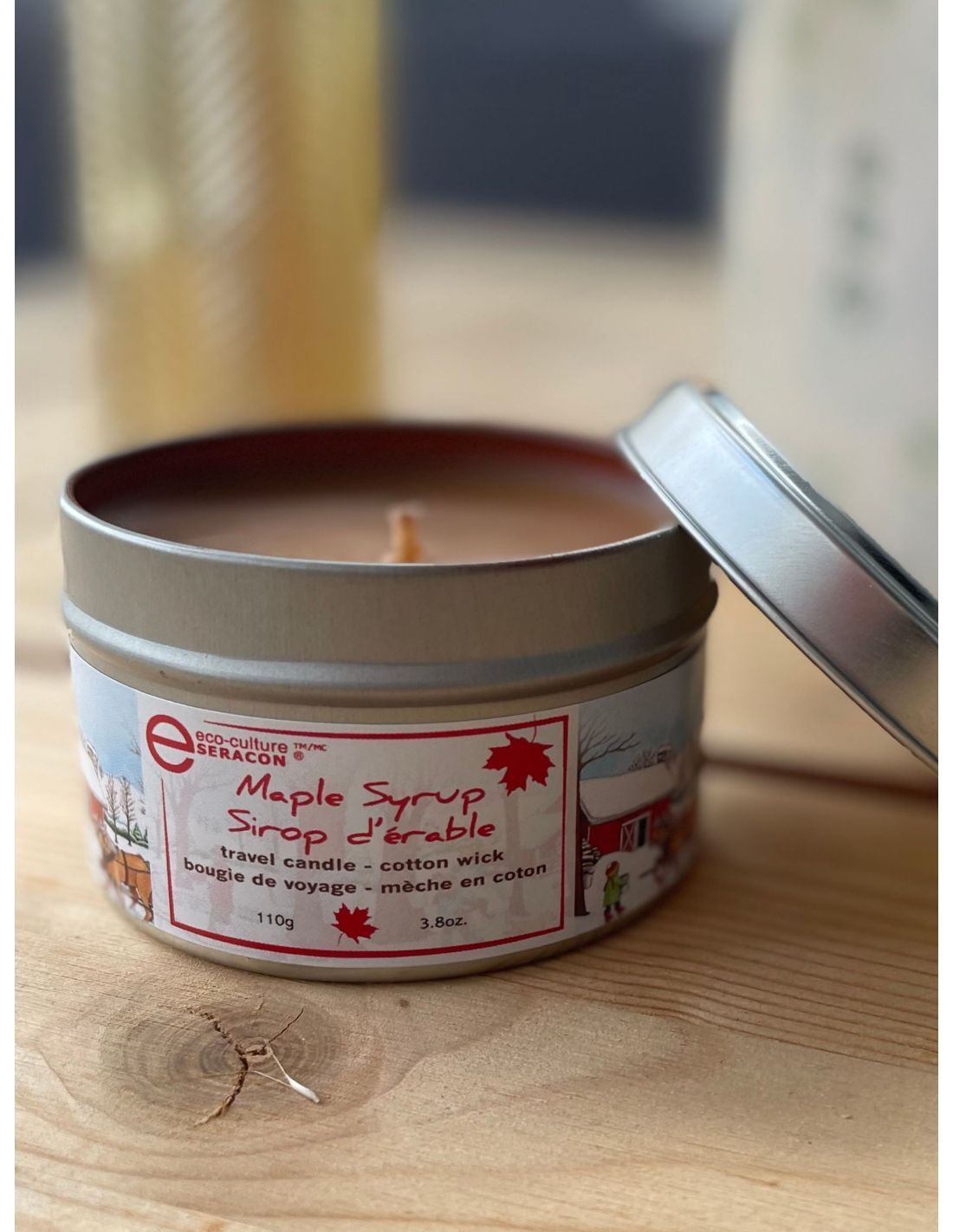 BOUGIE AU SIROP D'ÉRABLE