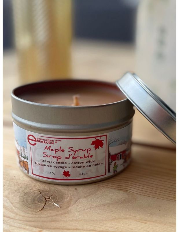 BOUGIE AU SIROP D'ÉRABLE
