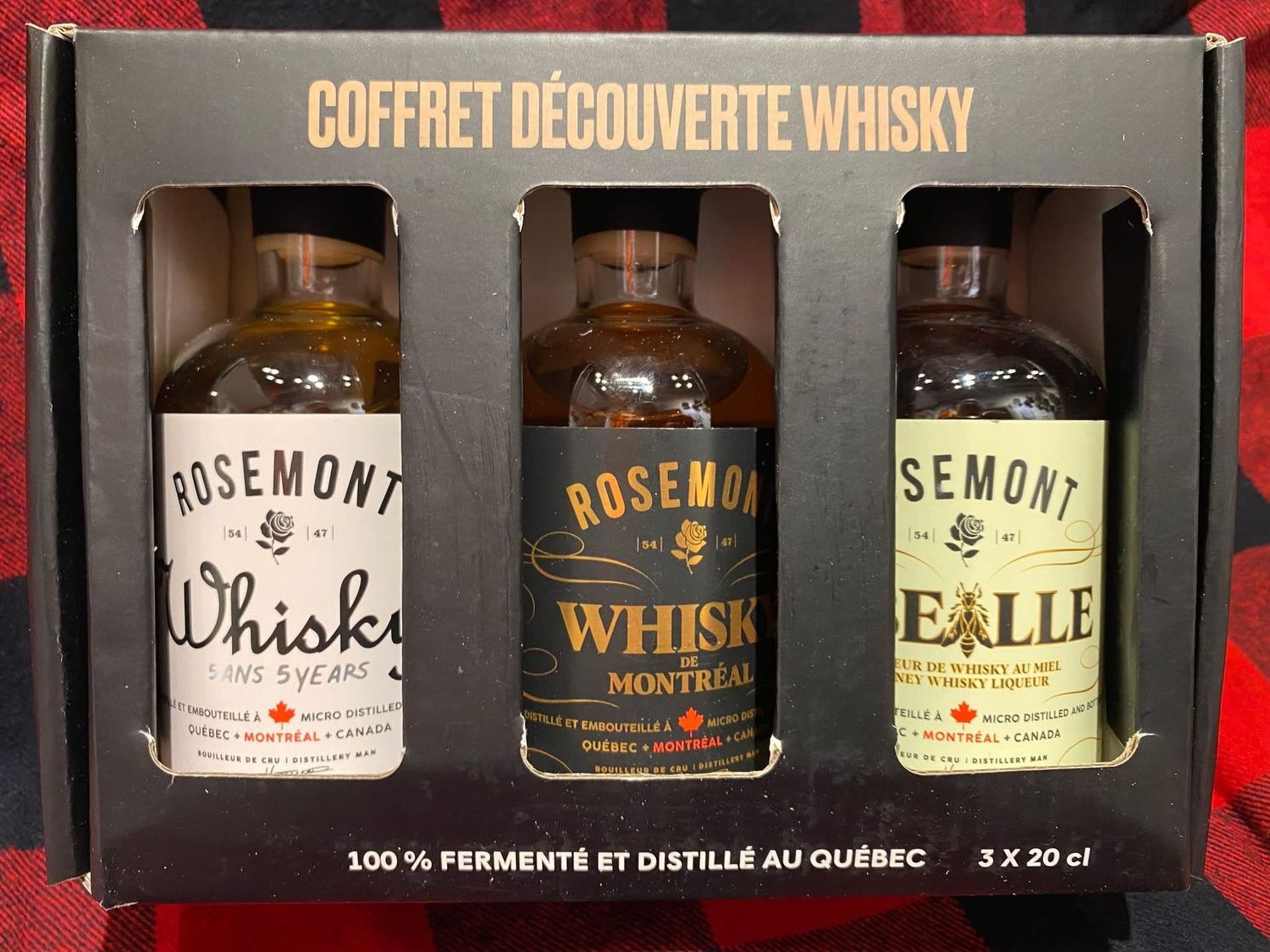 Coffret Découverte de 3 Whisky ROSEMONT Coffret Découverte de 3 Whisky ROSEMONT