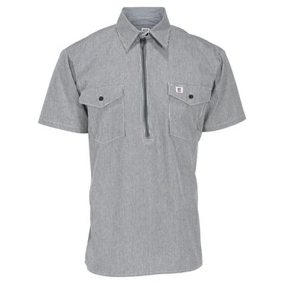 CHEMISE RAYÉE 1/2 ZIP HICKORY M/C