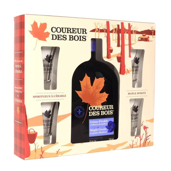 Coffrets Crème Érable/Bleuets Coureur des Bois Coffrets Crème Érable/Bleuets Coureur des Bois