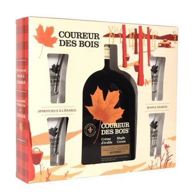 Coffret Coureur des Bois Crème d'Érable Coffret Coureur des Bois Crème d'Érable