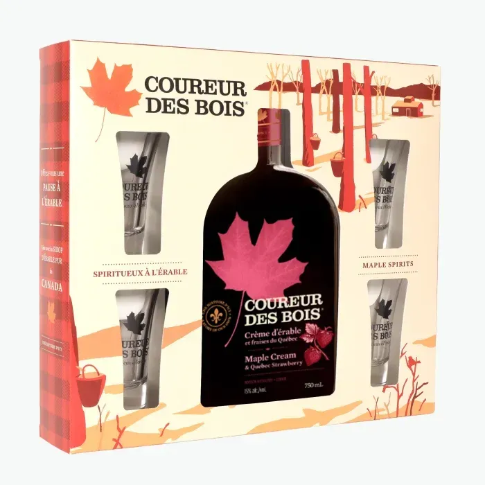Coffret Coureur des Bois Crème d'Érable & Fraises