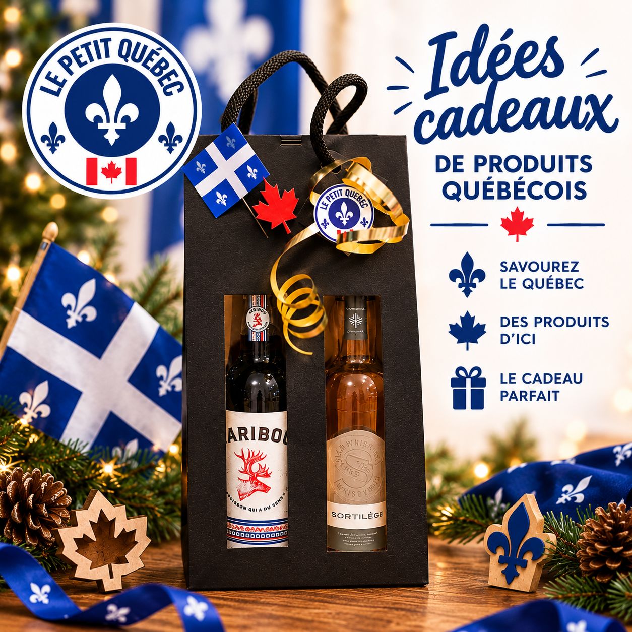 Duo Caribou/Liqueur de Whisky à l'Érable Duo Caribou/Liqueur de Whisky à l'Érable