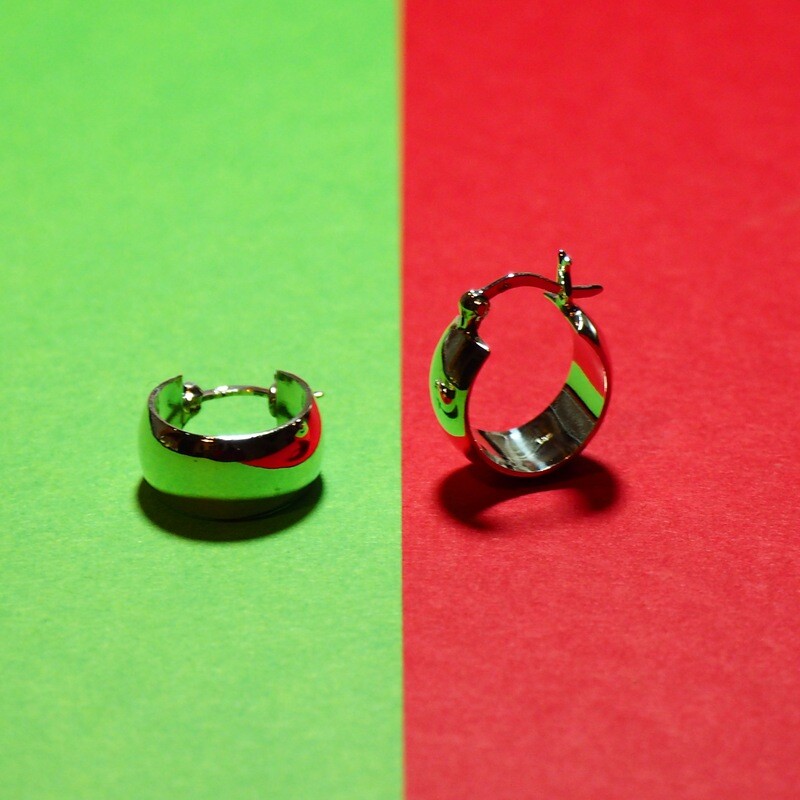 Aros plata lisa