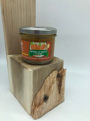 Tartinade carottes gingembre