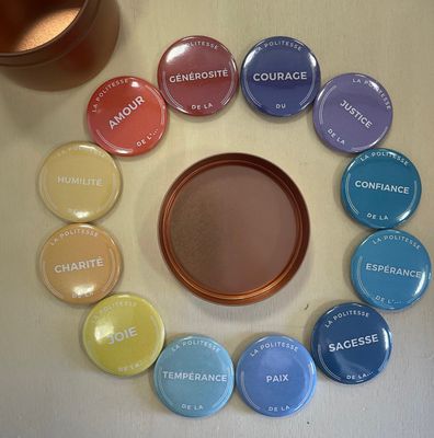 Coffret 12 magnets politesse