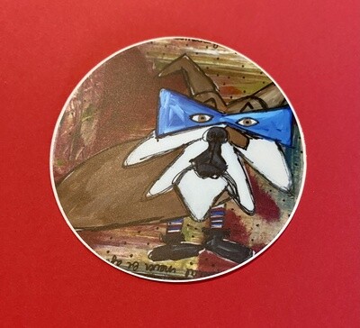 Super Hoopla Custom Art Sticker