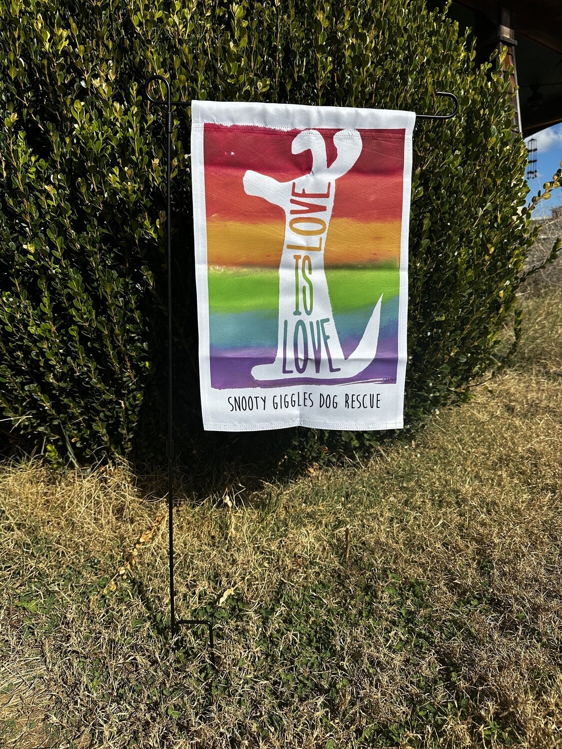 Love is Love Garden Flag with Stake