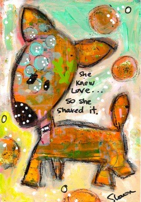Silly and Sweet Insightful Greeting Cards (pack of 4)