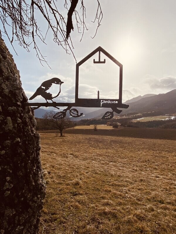 Vogelfutter Hütte