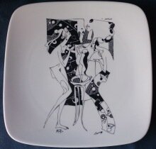 Porcelāna šķīvis Rīts, Vilipsons