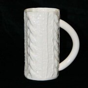 Porcelāna adīts alus kauss