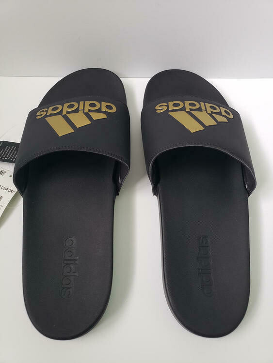 adilette comfort slides gold