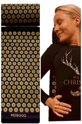 Akupressur Matte mit Kissen Akupressur Matte mit Kissen