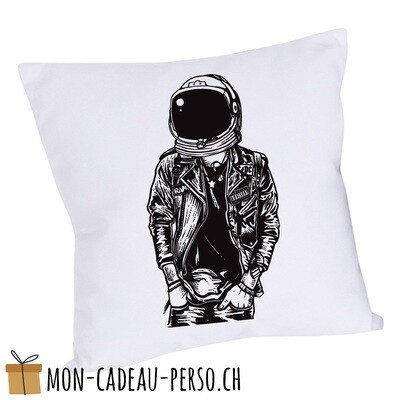 Coussin pré-imprimé - 40x40 - Housse couleur blanche - Astronaut Punkster