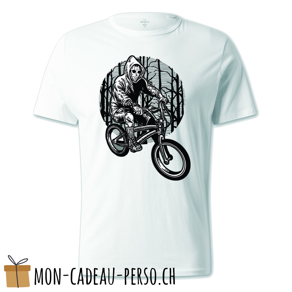 T-shirt pré-imprimé -  blanc - UNISEXE - Ride Bike To Kill