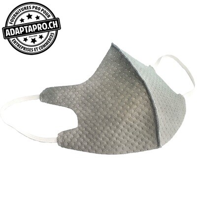 Masques de protection - Tissu KN95 - Taille unique - lavable en machine - 2 pièces