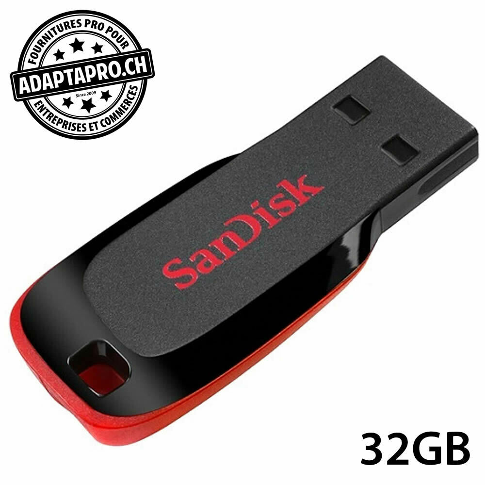 Clé USB - 2.0 - SanDisk Cruzer Blade -  32GB
