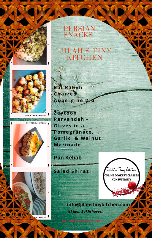 4 Persian Snacks Recipe Bundle