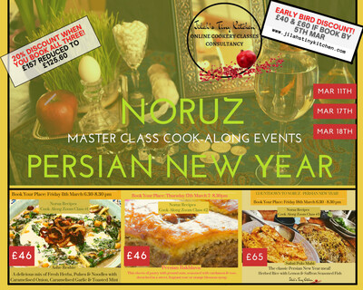 Noruz! Persian New Year Zoom Cookery Lessons