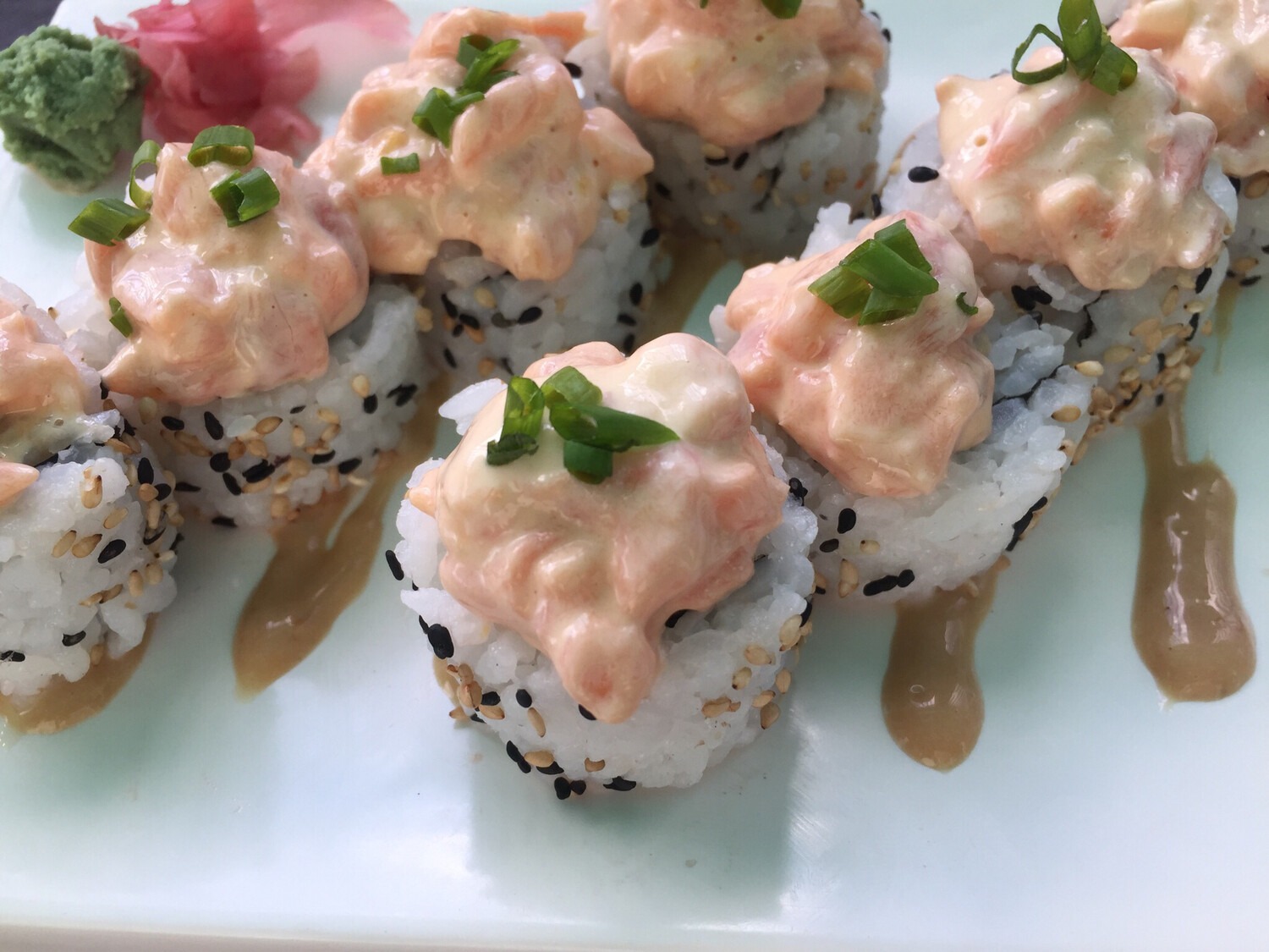 Sweet Sesame Salmon Maki roll