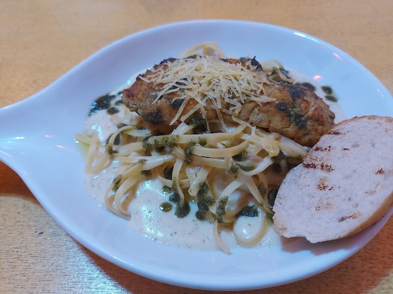 Pesto With Grilled Chicken
