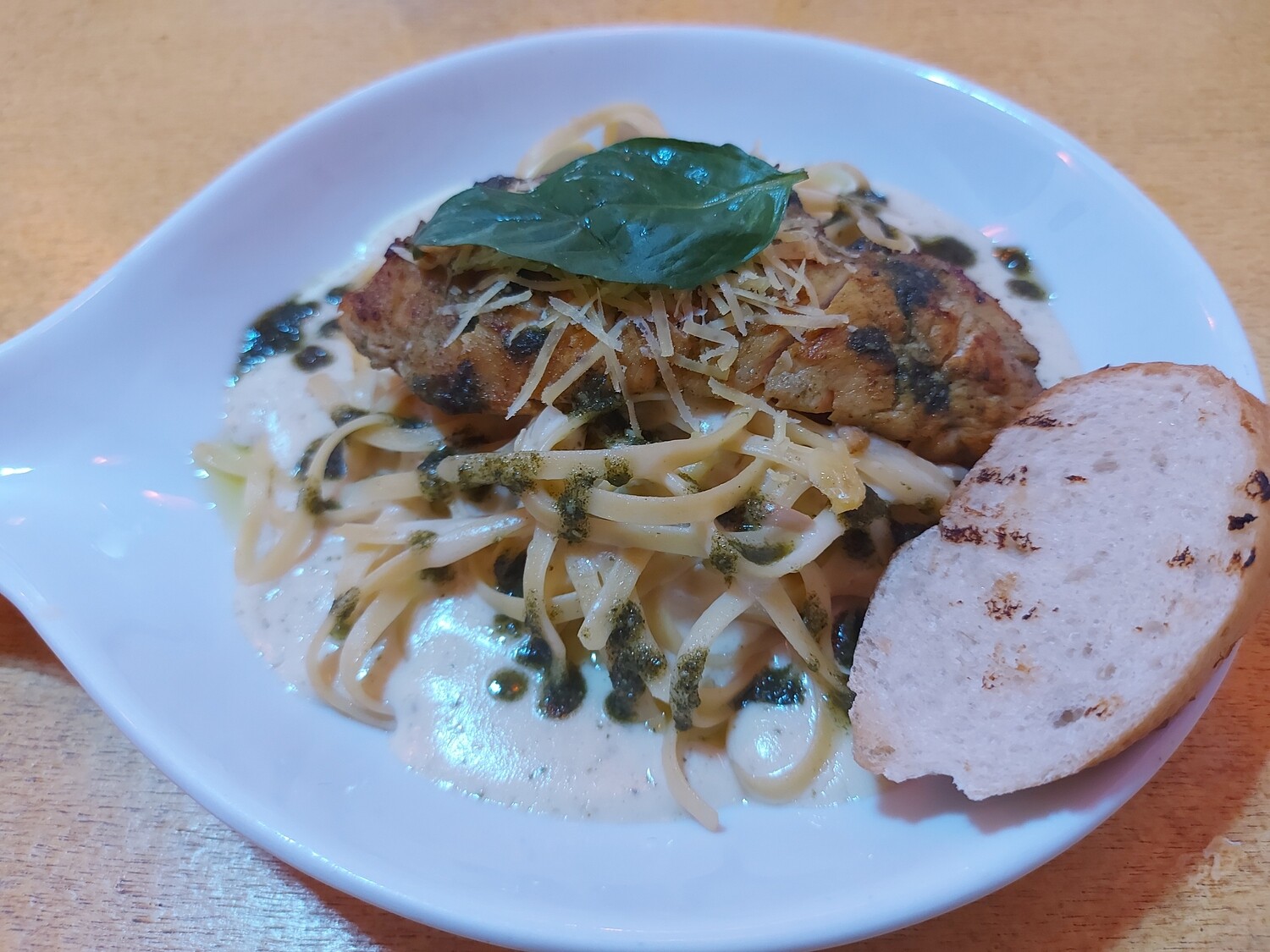 Pesto With Grilled Chicken