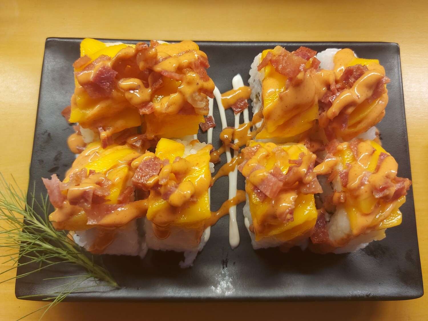 Crispy Bacon Maki Roll