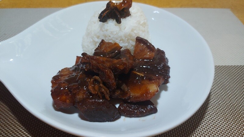 Spareribs Rice w/ Hoisin Sauce