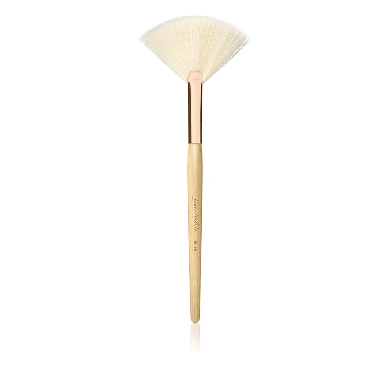 Blush Brush white fan