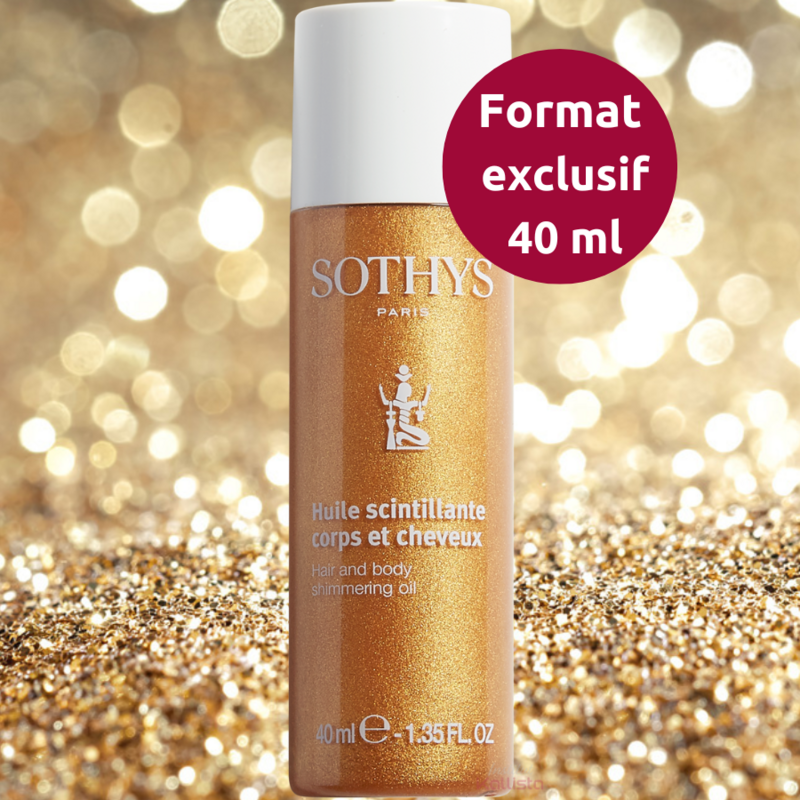 Huile Scintillante Corps et Cheveux Sothys - Huile irisée hydratante
