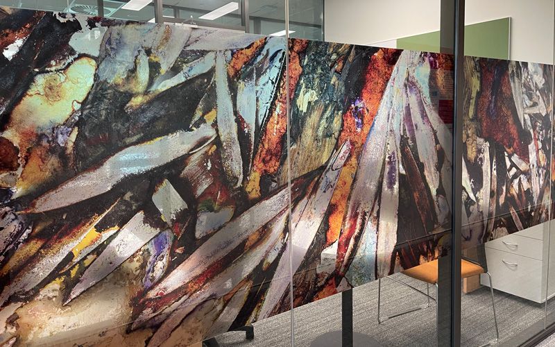 Glass Panel Artworks / Commission